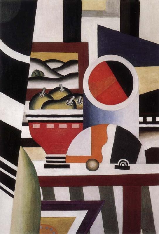 Fernard Leger The Still life having fruit dish oil painting image